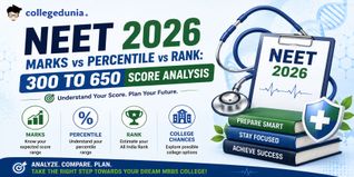 NEET 2026 Marks vs Percentile vs Rank: 300 to 650 Score Analysis